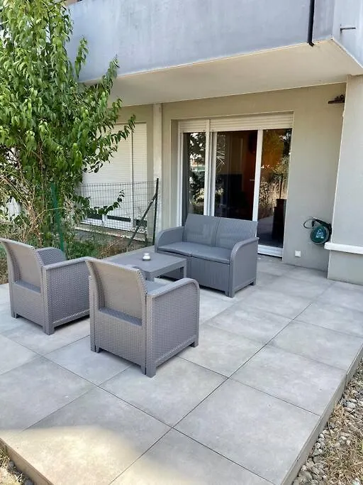L'Ovalie Appartement T2 Climatise Et Jardin Tolosa 0*,